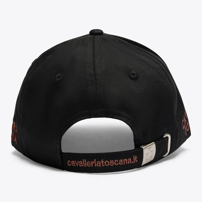 Cavalleria Toscana Logo Cotton Cap - Black/Mink-2