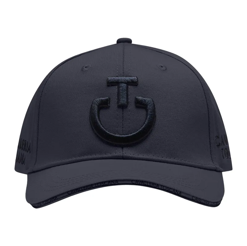 Cavalleria Toscana Logo Cotton Cap - Charcoal/Black
