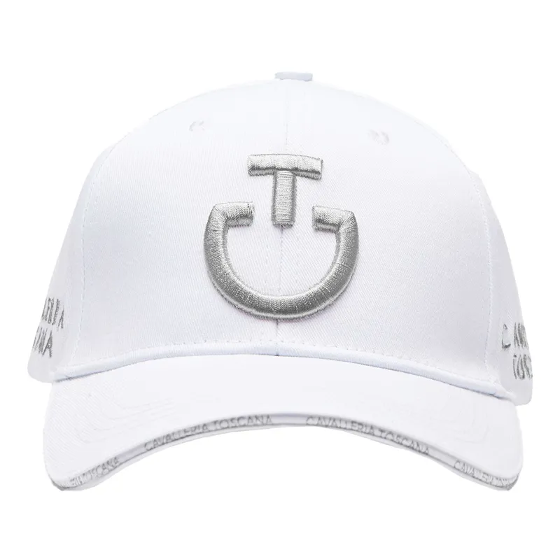 Cavalleria Toscana Logo Cotton Cap - White/Belgian Block