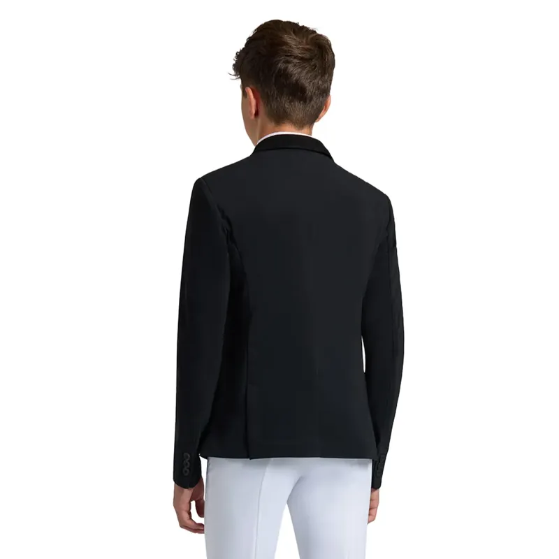 Cavalleria Toscana GP Zip Junior Boys Show Jacket - Black-1