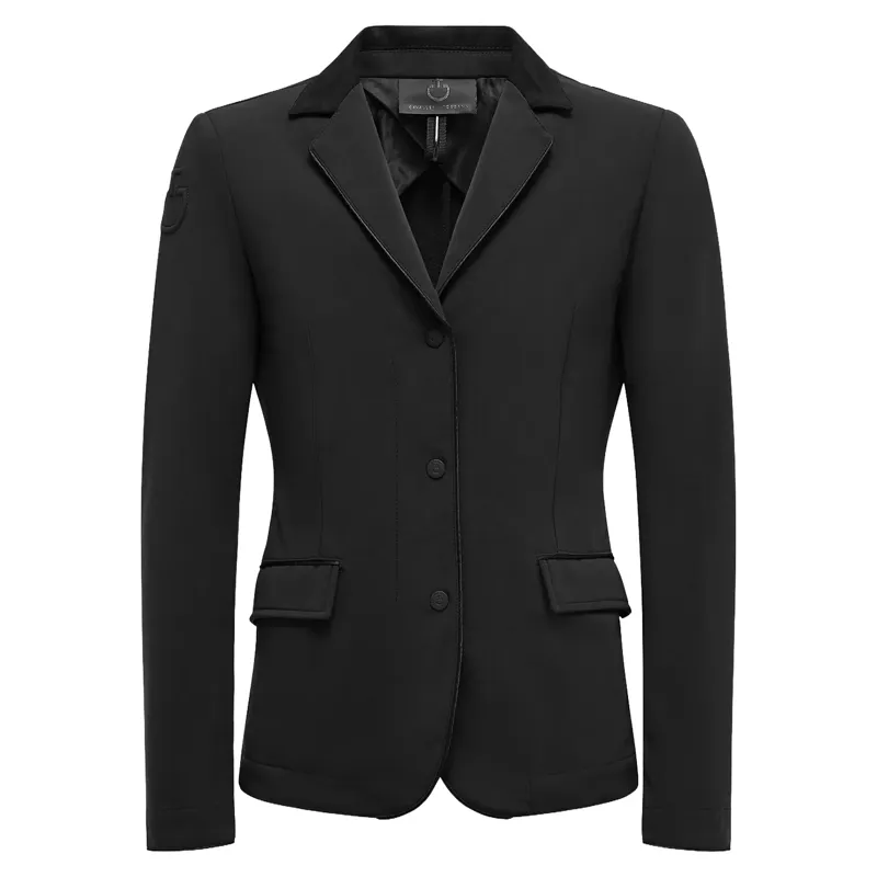 Cavalleria Toscana GP Zip Junior Girls Show Jacket - Black