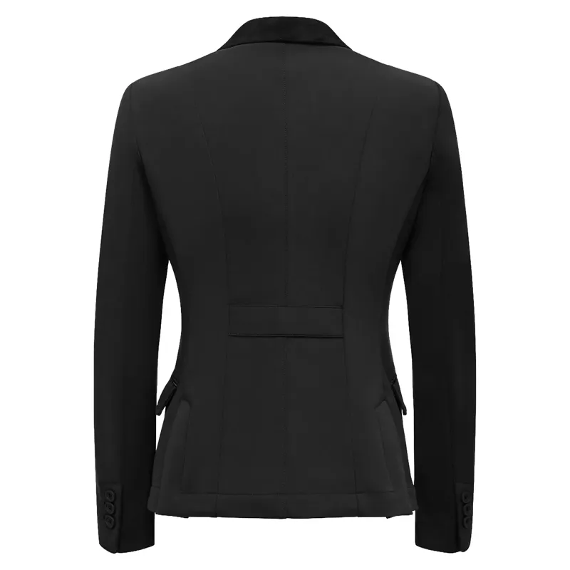 Cavalleria Toscana GP Zip Junior Girls Show Jacket - Black-1