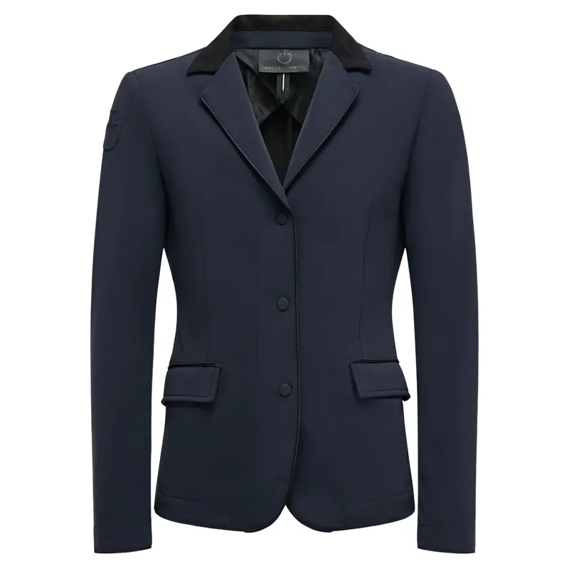 Cavalleria Toscana GP Zip Junior Girls Show Coat - Navy