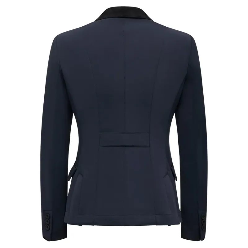 Cavalleria Toscana GP Zip Junior Girls Show Coat - Navy-1