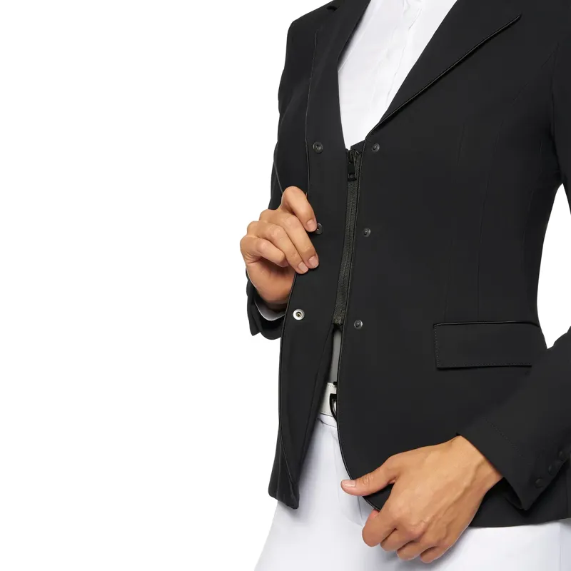 Cavalleria Toscana Competition Zip Women's Show Coat - Black-2