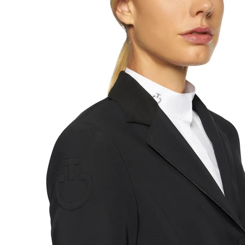 Cavalleria Toscana Competition Zip Women's Show Coat - Black-4
