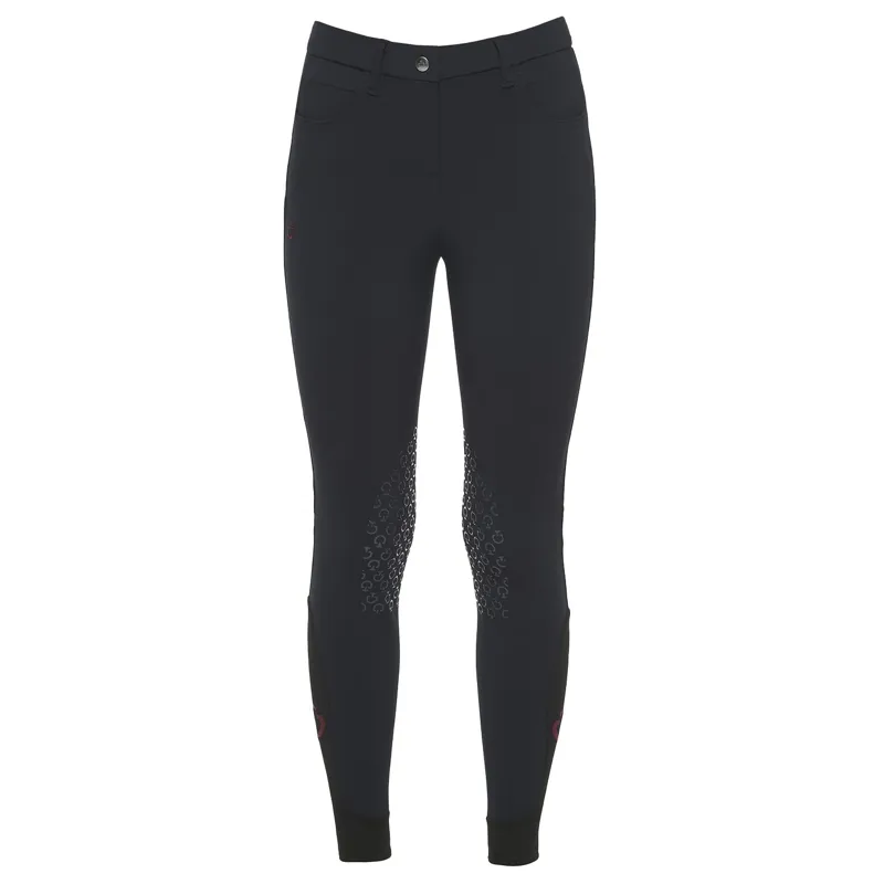 Cavalleria Toscana Junior Girls Color Grip Breeches - Navy-1