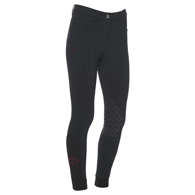 Cavalleria Toscana Junior Girls Color Grip Breeches - Navy