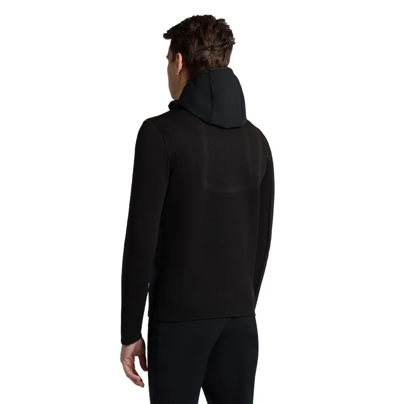Cavalleria Toscana Men's Softshell Tech Knit Jacket - Black-1
