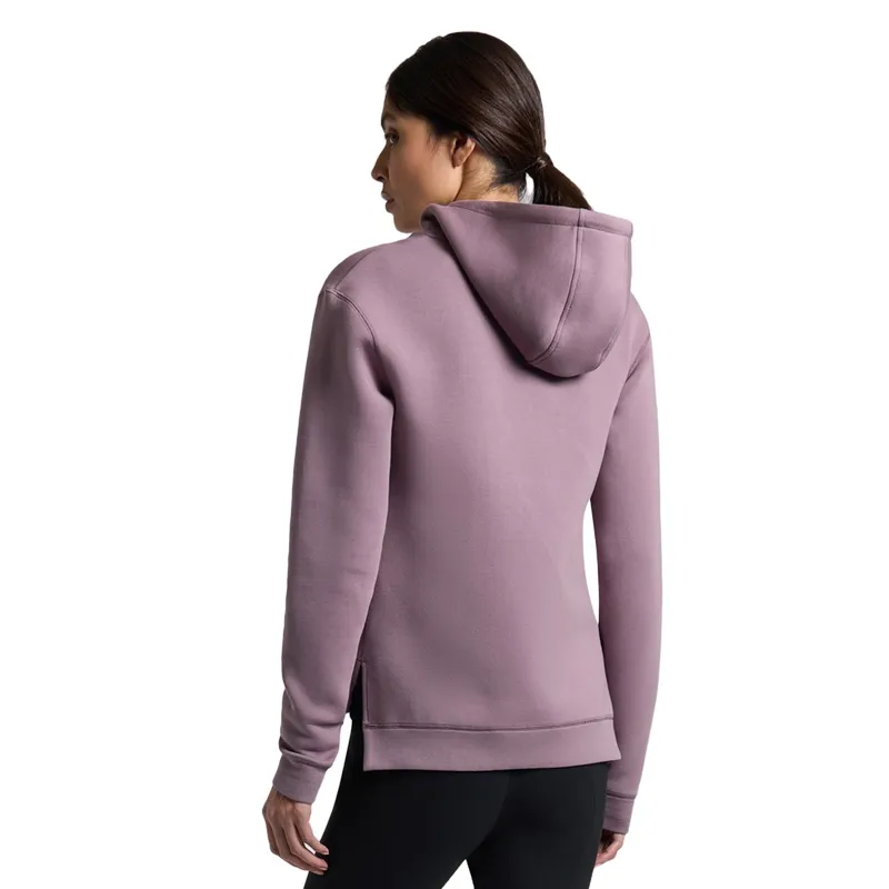 Cavalleria Toscana Women's Cotton Zip Up Hoodie - Grape Shake-1