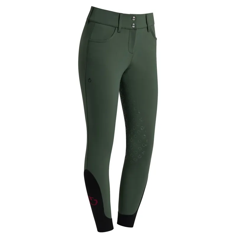 Cavalleria Toscana American Full Grip Ladies Winter Breeches - Forest