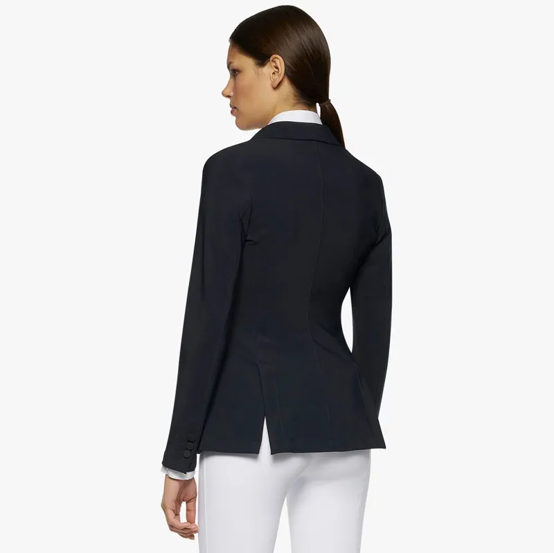 Cavalleria Toscana American Jersey Ladies Show Coat - Navy-3