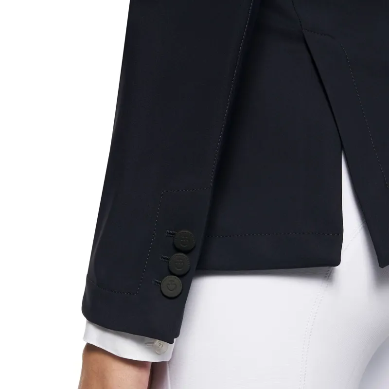 Cavalleria Toscana American Jersey Ladies Show Coat - Navy-4