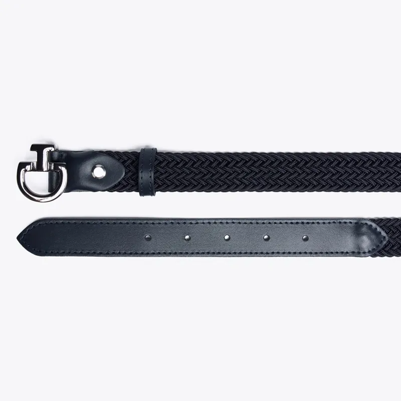 Cavalleria Toscana Young Rider Junior Elastic Belt - Dark Blue-1