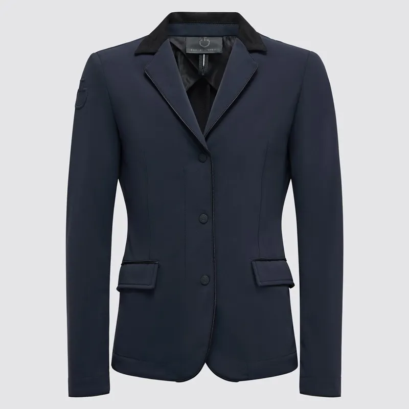 Cavalleria Toscana Hunter Junior Girls Show Coat - Navy
