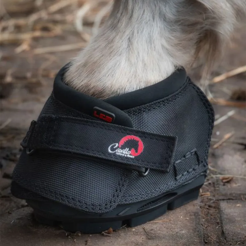 Cavallo Long Ear Hoof Boot for Donkeys - Black-9