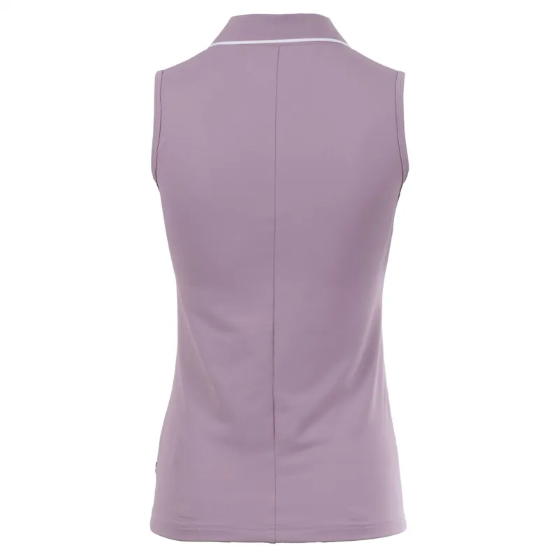 Cavallo Cava 4523 Women's Sleeveless Polo Shirt - Dusty Rose-1