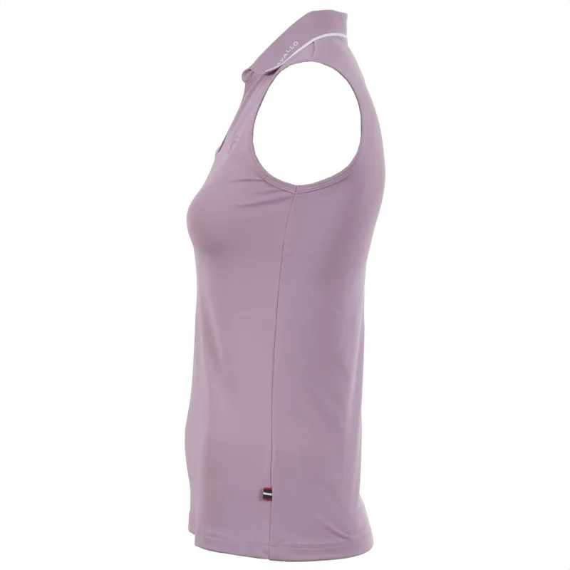 Cavallo Cava 4523 Women's Sleeveless Polo Shirt - Dusty Rose-3