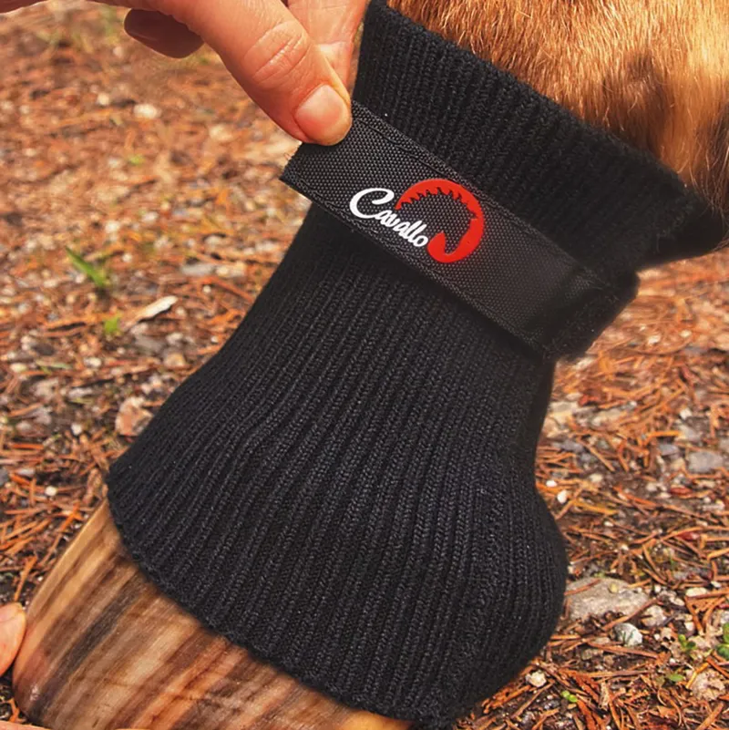 Cavallo Comfort Hoof Boot Sleeves - Black