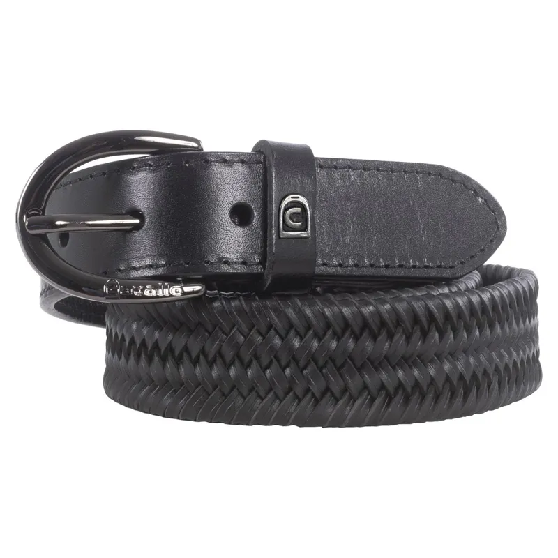 Cavallo Tarek Unisex Braided Belt - Black