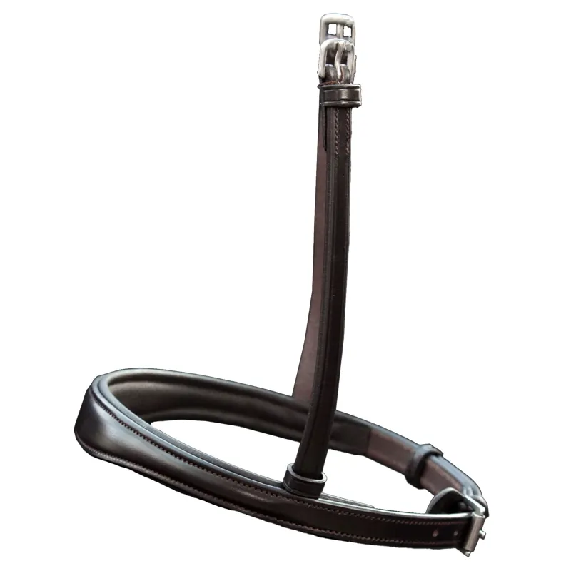Henry James Cavesson Noseband - Havana Brown-2
