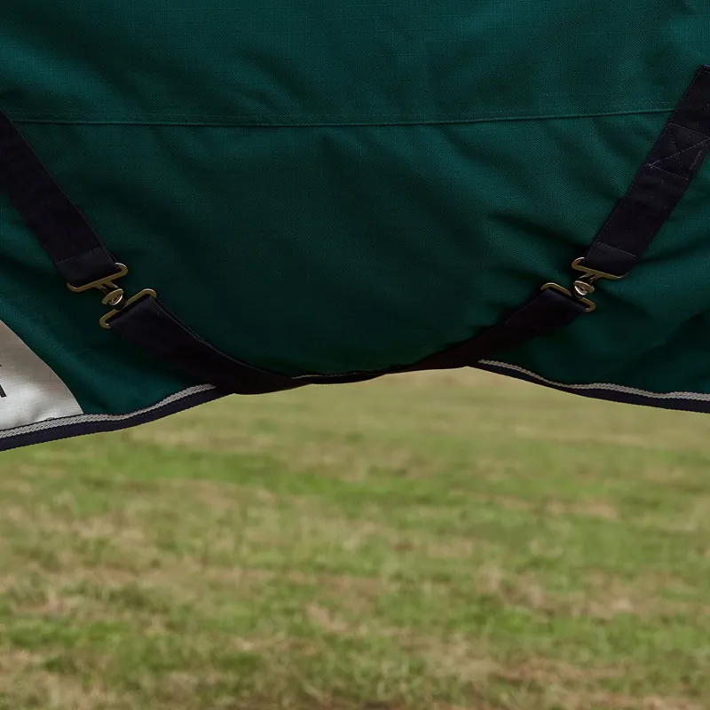 WeatherBeeta ComFiTec Plus Dynamic 220g Detach-A-Neck Turnout Blanket - Forest-8