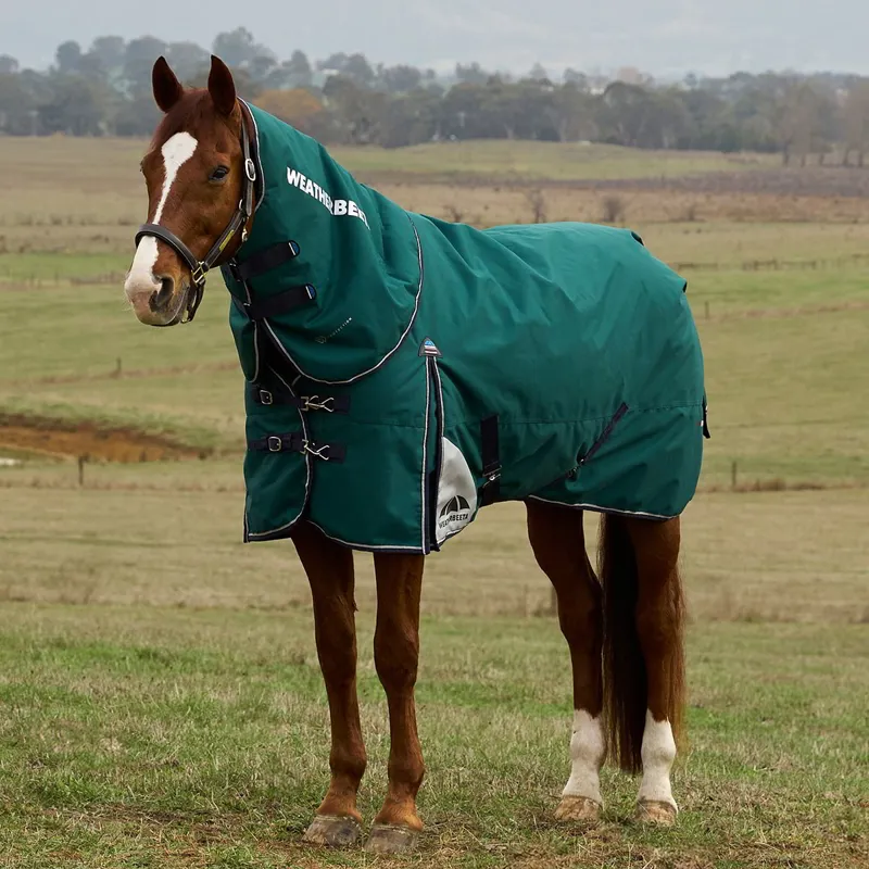 WeatherBeeta ComFiTec Plus Dynamic 220g Detach-A-Neck Turnout Blanket - Forest