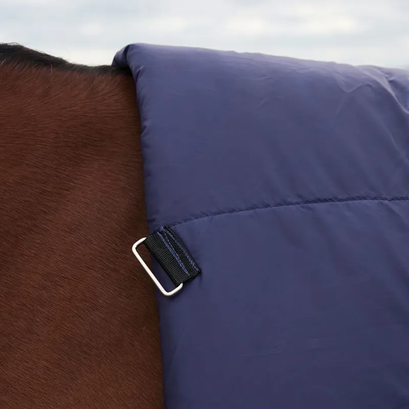 WeatherBeeta ComFiTec Plus Dynamic 220g High Neck Turnout Blanket - Navy-6