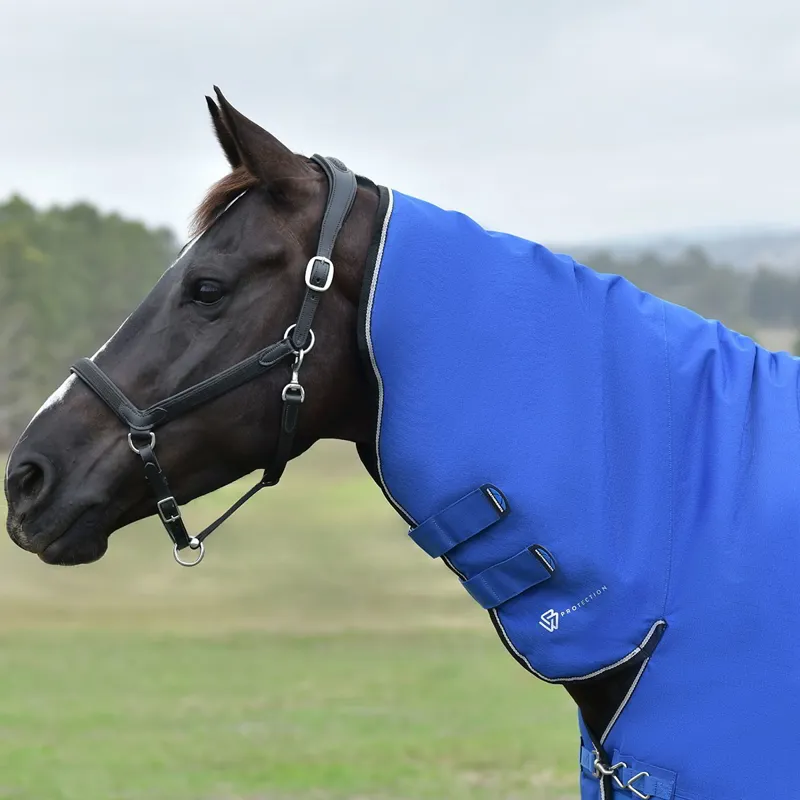 WeatherBeeta ComFiTec Essential 220g Combo Turnout Blanket - Cobalt/Black-8