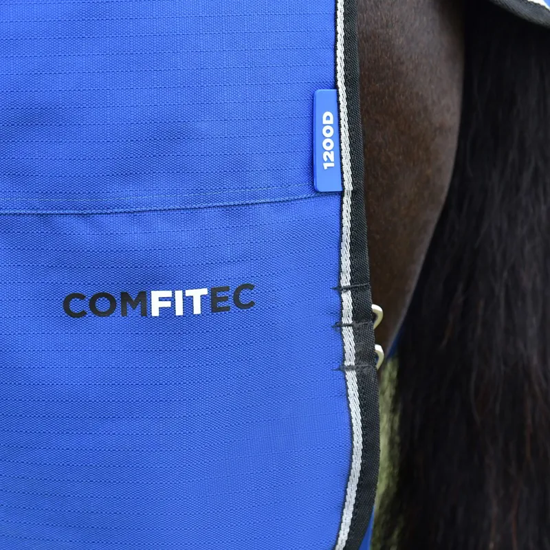 WeatherBeeta ComFiTec Essential 220g Combo Turnout Blanket - Cobalt/Black-7