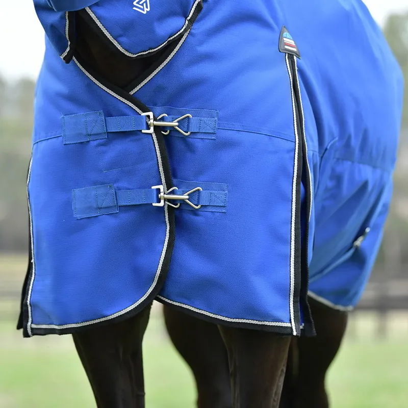 WeatherBeeta ComFiTec Essential 220g Combo Turnout Blanket - Cobalt/Black-3