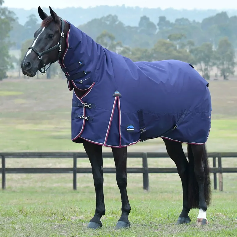WeatherBeeta ComFiTec Essential 50g Combo Blanket - Navy/Burgundy