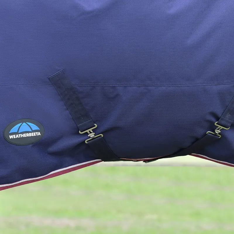 WeatherBeeta ComFiTec Essential 50g DetachANeck Turnout Blanket - Navy-9