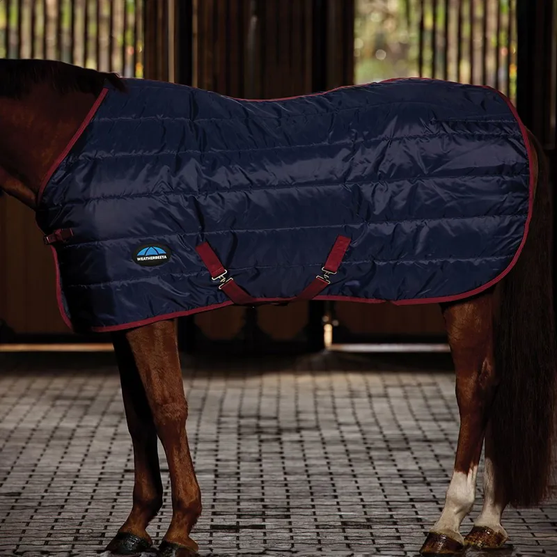 WeatherBeeta ComFiTec 210D Channel Quilt 220g Stable Blanket - Navy-3