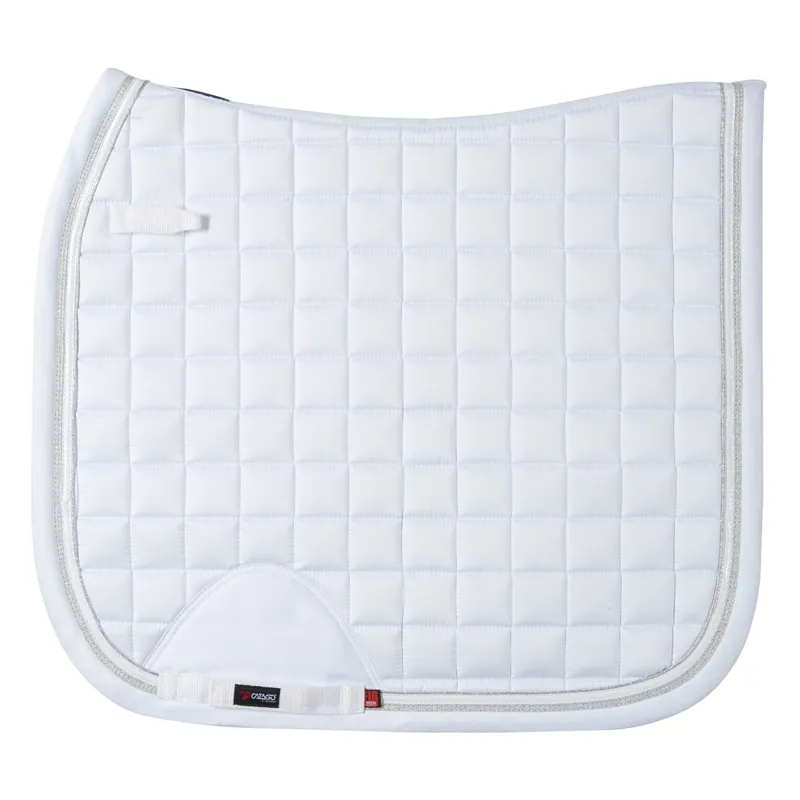 Catago FIR-Tech Elegant Dressage Saddle Pad - White