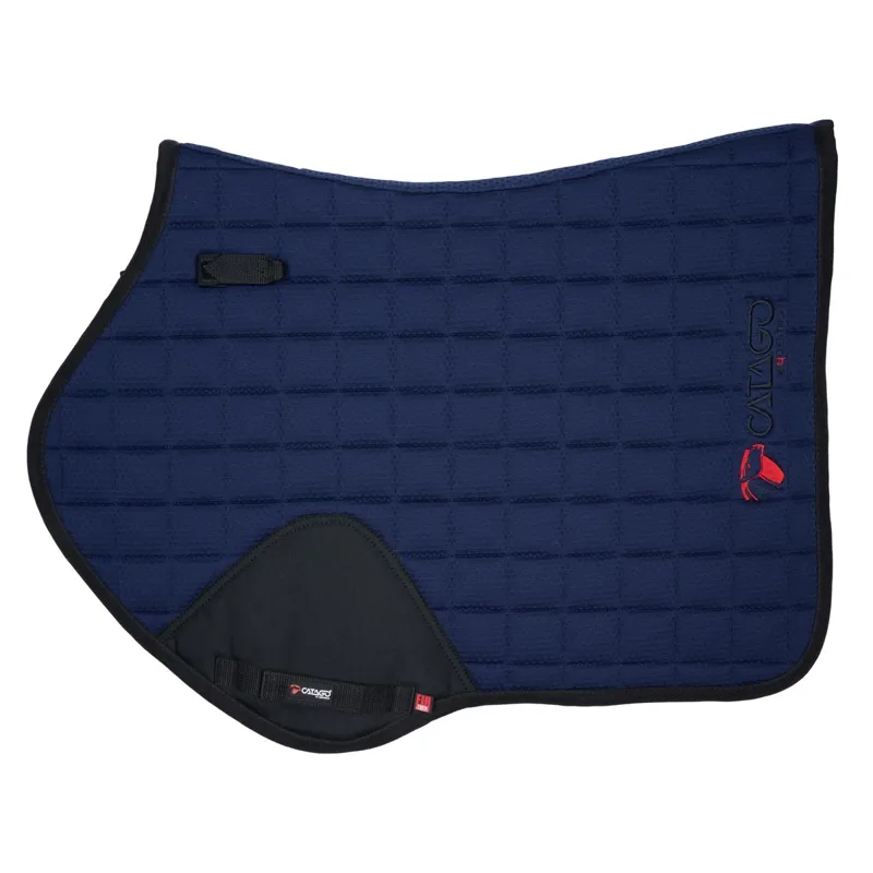 Catago FIR-Tech Jump Saddle Pad - Navy