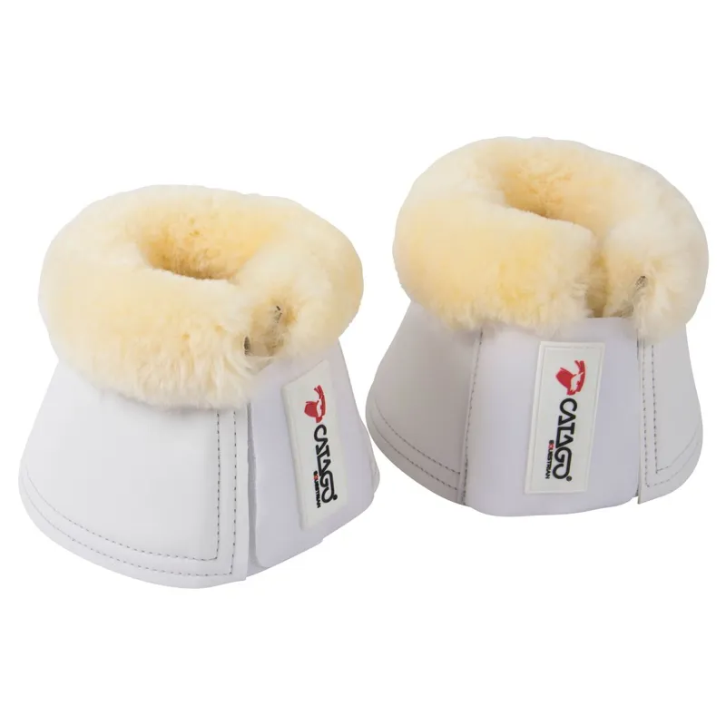 Catago Merino Bell Boots - White-1