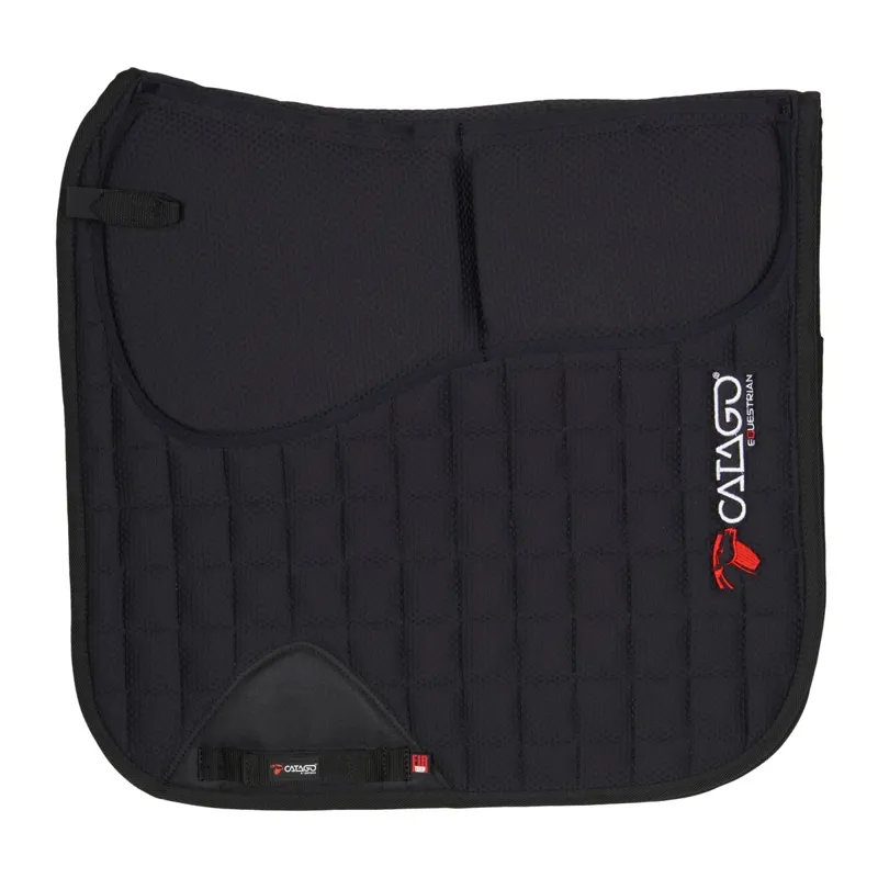 Catago FIR-Tech Correction Dressage Saddle Pad - Black