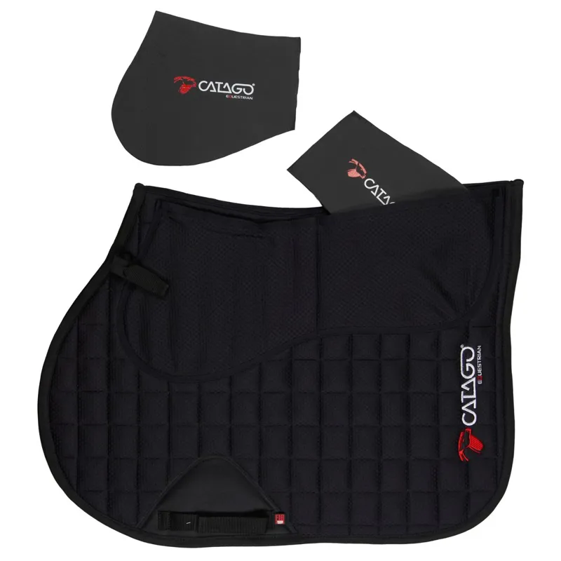Catago FIR-Tech Correction All Purpose Saddle Pad Black-1