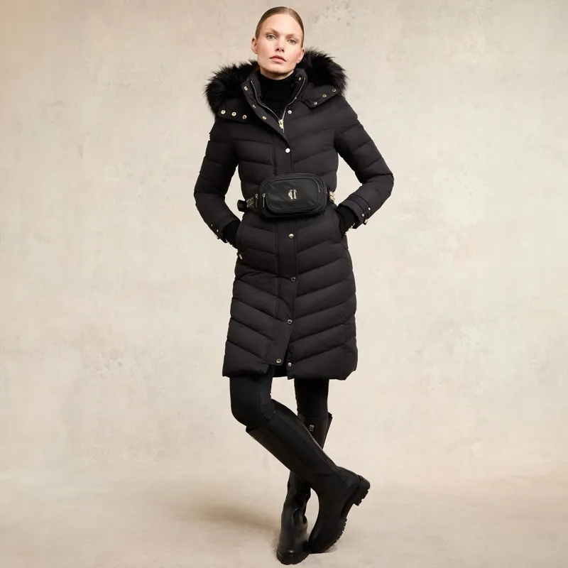 Holland Cooper Chamonix Womens Coat - Black-3