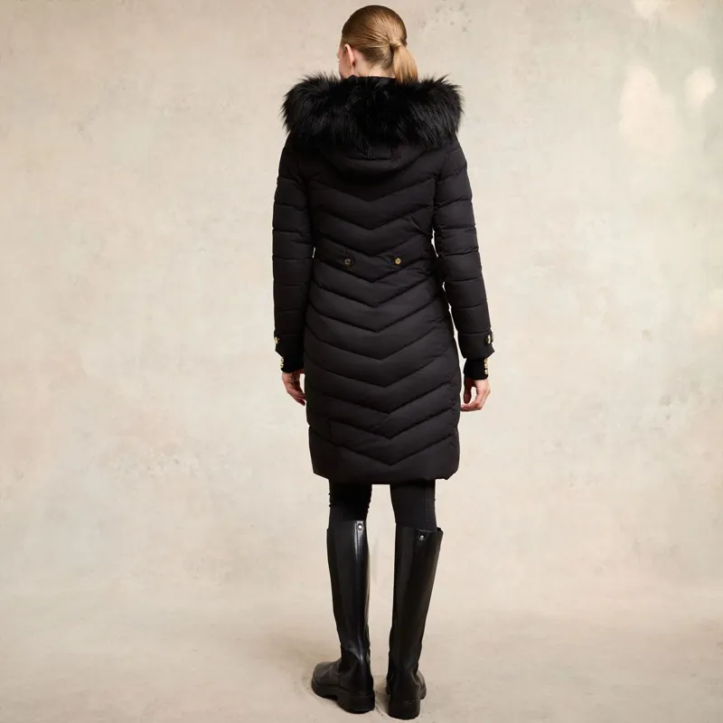 Holland Cooper Chamonix Womens Coat - Black-2