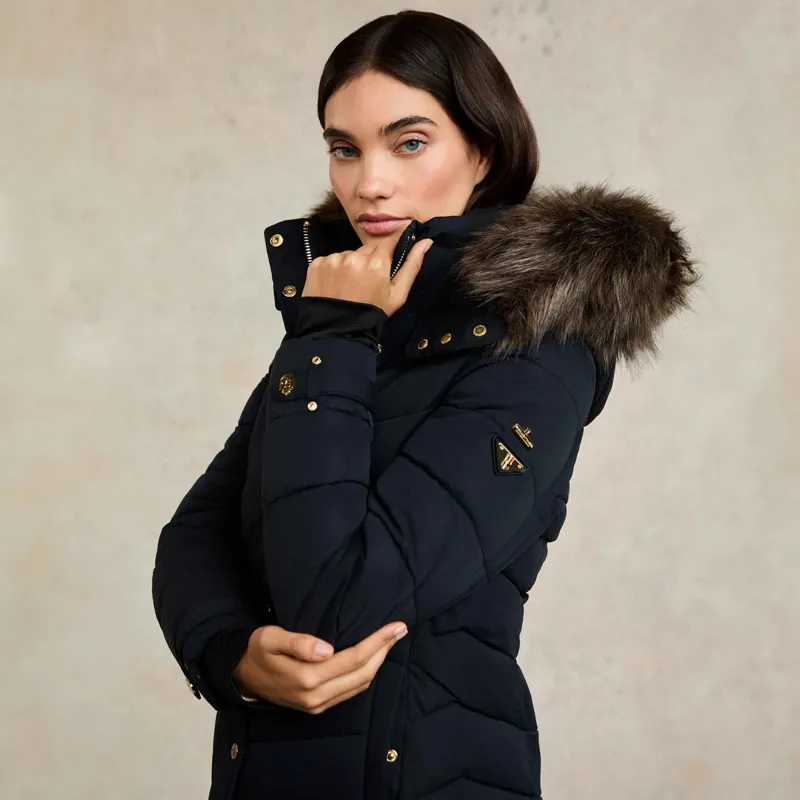 Holland Cooper Chamonix Ladies Coat - Ink Navy-1