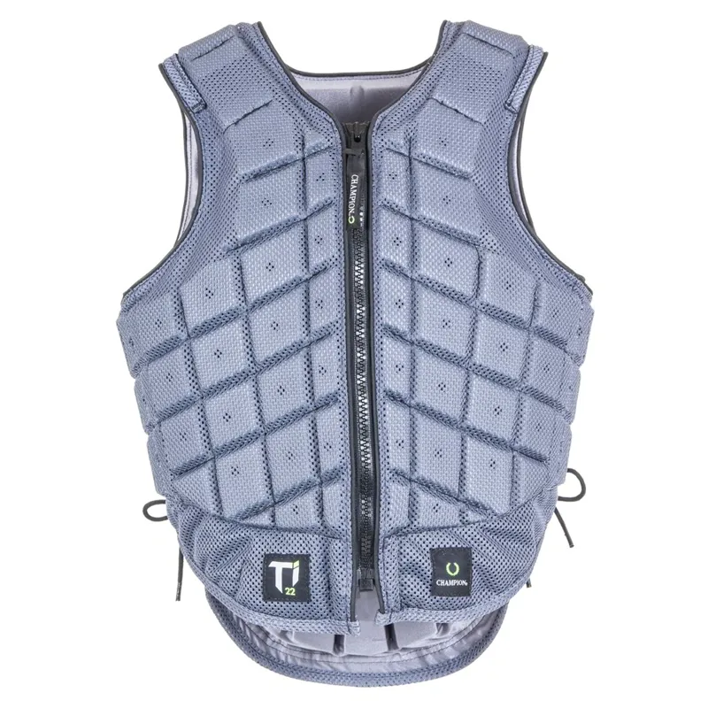 Champion Titanium Ti22 Childrens/Youth Body Protector - Gunmetal Grey-2