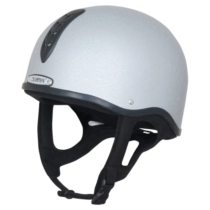 Champion X-Air Plus Junior Riding Helmet - Silver