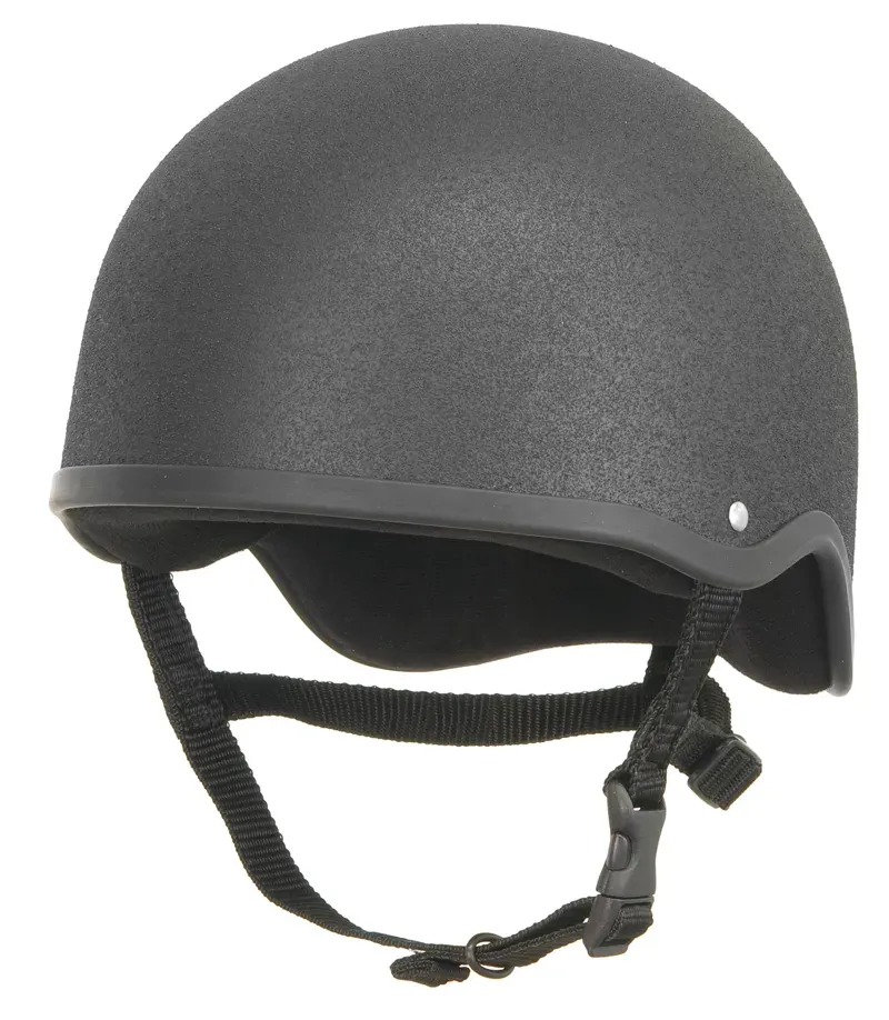 Champion Junior Plus Skull Riding Helmet - Black