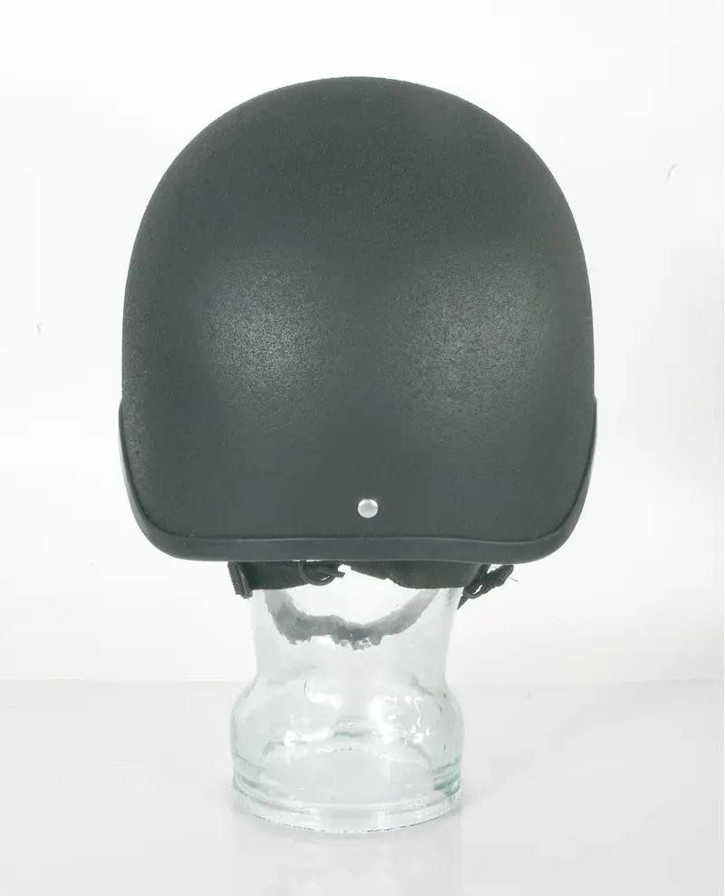 Champion Junior Plus Skull Riding Helmet - Black-1