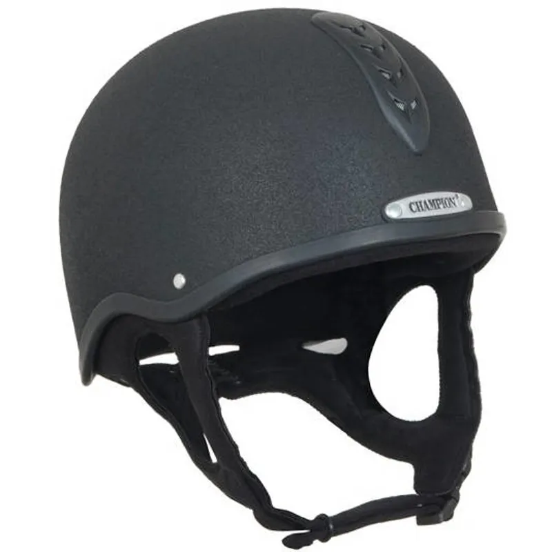Champion X-Air Plus Junior Riding Skull Cap - Black-1