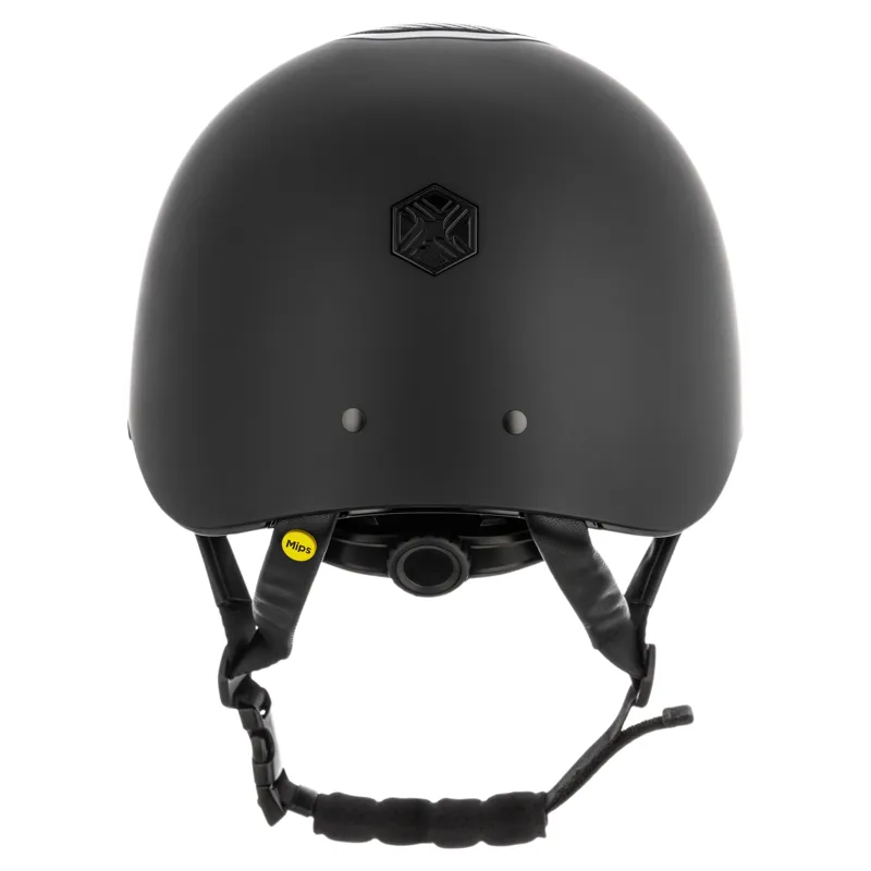 Charles Owen EQx Hyda MIPS Riding Helmet - Black Matte/Black Gloss-2