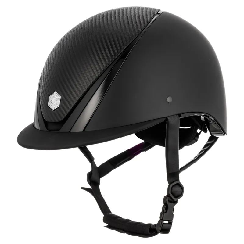Charles Owen EQx Hyda MIPS Riding Helmet - Black Matte/Black Gloss