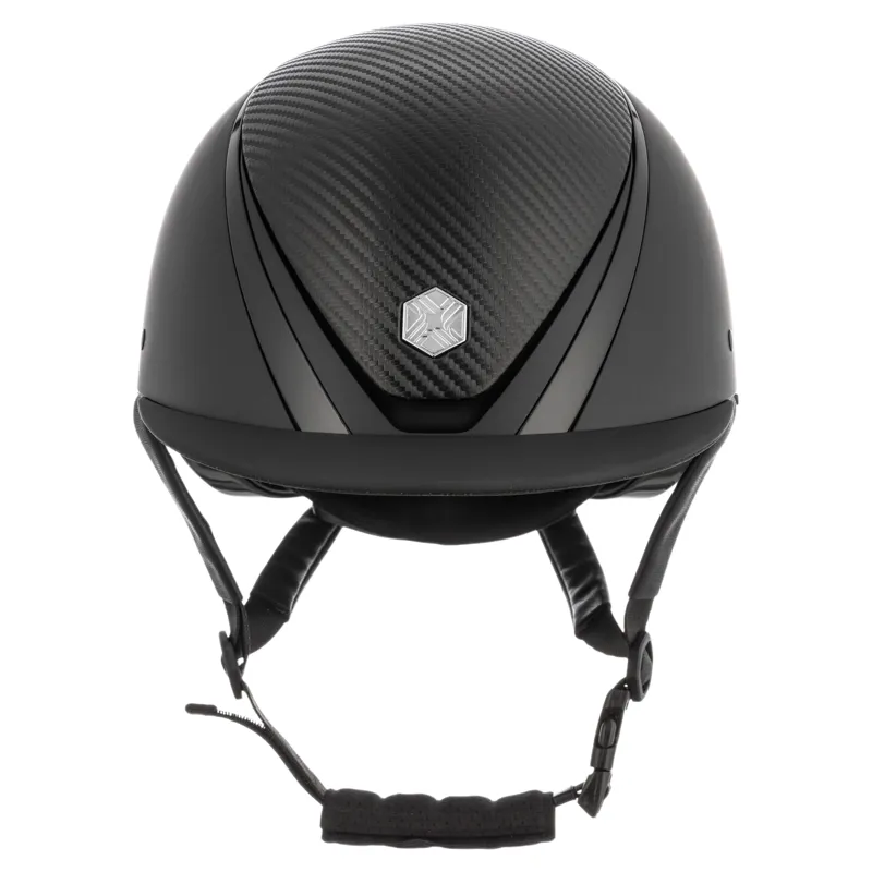 Charles Owen EQx Hyda MIPS Riding Helmet - Black Matte/Black Gloss-1